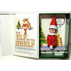 Elf On The Shelf A Christmas Tradition Girl Doll Blue Eyes Light Tone